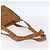 Borsa a Spalla MCM Logogram Vicetos in Pelle PVC Marrone Oro Auth gh1241 D'oro - vista 7