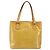 LOUIS VUITTON Bolsa de Mão Houston Monogram Vernis Bege M91004 LV Auth th6384 - vista 2