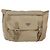 Bolsa de Ombro PRADA Nylon Bege Prata Autêntica mr1533