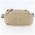 Bolsa de Ombro PRADA Nylon Bege Prata Autêntica mr1533 - vista 5