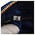 Borsa Clutch PRADA in nylon blu e oro Auth SW1822V D'oro - vista 11