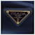 Borsa Clutch PRADA in nylon blu e oro Auth SW1822V D'oro - vista 17