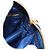 Borsa Clutch PRADA in nylon blu e oro Auth SW1822V D'oro - vista 19