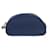 Borsa Clutch PRADA in nylon blu e oro Auth SW1822V D'oro - vista 2