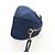 Borsa Clutch PRADA in nylon blu e oro Auth SW1822V D'oro - vista 4