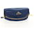 Borsa Clutch PRADA in nylon blu e oro Auth SW1822V D'oro - vista 6
