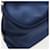 Borsa Clutch PRADA in nylon blu e oro Auth SW1822V D'oro - vista 8