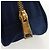Borsa Clutch PRADA in nylon blu e oro Auth SW1822V D'oro - vista 9