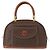 Céline Borsa a mano in tela Macadam CELINE in pelle PVC marrone oro Auth ka213 D'oro - vista 13