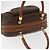 Céline Borsa a mano in tela Macadam CELINE in pelle PVC marrone oro Auth ka213 D'oro - vista 7