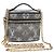 LOUIS VUITTON Monogram Laminierte Jacquard Microvanity Marine M82467 Auth 146365SAM Marineblau