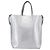 Céline CELINE Handtasche aus Leder 2-in-1 Weiß Silber Authentisch BA8030 - Ansicht 13