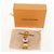 LOUIS VUITTON Portachiavi Petula Rosso Supporto per Chiavi metallo Oro M01437 Auth 145711SAM - vista 12