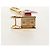 LOUIS VUITTON Portachiavi Petula Rosso Supporto per Chiavi metallo Oro M01437 Auth 145711SAM - vista 15