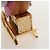 LOUIS VUITTON Portachiavi Petula Rosso Supporto per Chiavi metallo Oro M01437 Auth 145711SAM - vista 20