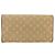 LOUIS VUITTON Monogram Mini Lin Cartera Porte Tresor Beige M92444 LV Auth bs31259 - vista 2