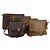 Céline Borsa a spalla in tela Macadam CELINE in pelle PVC 5 pezzi marrone beige Auth ki6173