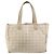 CHANEL Neue Reisetasche Nylon Beige Gold CC Auth BA7759 Golden - Ansicht 2