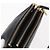 Céline Borsa a spalla Trio Small in pelle nera e oro Auth BA7683 Nero D'oro - vista 6