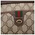 Borsa Sherry Line GG Supreme Web di GUCCI in PVC beige e oro 116 02 089 Auth BA7968 D'oro - vista 18