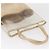 Borsa a Mano PRADA in Vinile Trasparente Beige Auth bs30723 - vista 6