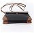 Gucci Borsa a Spalla Micro GG Supreme PVC Nero Oro 007 92 5548 Auth ep11795 D'oro - vista 5