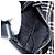 Borsa a mano in pelle nera e argento autentica BA7572 di BURBERRY Nero - vista 21