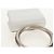 Pochette in pelle bianca e argento Auth 150881AV di Salvatore Ferragamo Bianco - vista 7