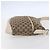 Borsa a Spalla GG Canvas Gucci Beige Argento 145857 Auth 153476 - vista 4