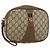 GUCCI GG Supreme Web Sherry Line Clutch Bag PVC Beige Rosso 89 01 034 Auth 149786