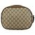 GUCCI GG Supreme Web Sherry Line Clutch Bag PVC Beige Rosso 89 01 034 Auth 149786 - vista 2