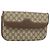 Gucci Borsa a Spalla GG Supreme PVC Beige Oro 004 106 0024 Auth 152353 D'oro