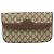Gucci Borsa a Spalla GG Supreme PVC Beige Oro 004 106 0024 Auth 152353 D'oro - vista 13