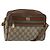 Bolsa Sherry Line GG Supreme Web da GUCCI em PVC bege e vermelho 56 02 087 Auth 151921