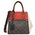 Borsa Louis Vuitton Monogram Fold Tote PM M45389 Nero Crudo Fuschia