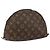 LOUIS VUITTON Trousse Demi Ronde Monogram Pouch Cosmétique M47520 LV Auth 152763 Monogramme
