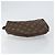 LOUIS VUITTON Trousse Demi Ronde Monogram Pouch Cosmétique M47520 LV Auth 152763 Monogramme - vue 5