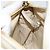 Chloé Borsa a Mano Chloe in Pelle Bianca e Oro Auth BA7569 Bianco D'oro - vista 19