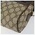 Borsa Sherry Line GG Supreme Web di GUCCI in PVC Beige e Oro 75 001 4071 Auth ka127 D'oro - vista 14