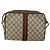 Borsa Sherry Line GG Supreme Web di GUCCI in PVC Beige e Oro 75 001 4071 Auth ka127 D'oro - vista 2