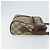 Borsa Sherry Line GG Supreme Web di GUCCI in PVC Beige e Oro 75 001 4071 Auth ka127 D'oro - vista 3