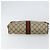 Borsa Sherry Line GG Supreme Web di GUCCI in PVC Beige e Oro 75 001 4071 Auth ka127 D'oro - vista 5