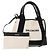 Balenciaga Borsa a mano Cabas Navy in tela 2 in 1 Bianco Nero 390346 Auth ep11845
