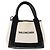 Balenciaga Borsa a mano Cabas Navy in tela 2 in 1 Bianco Nero 390346 Auth ep11845 - vista 13