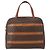 Céline Borsa a mano in tela Macadam CELINE in pelle PVC marrone oro Auth 152578 D'oro - vista 13