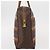 Céline Borsa a mano in tela Macadam CELINE in pelle PVC marrone oro Auth 152578 D'oro - vista 4