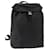 Zaino in pelle nera e argento PRADA Auth 121332 Nero