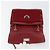 CHANEL 2.55 Borsa a Spalla Matelassé con Catena Rosso Smalto Argento CC Auth bs30717 - vista 10