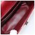 CHANEL 2.55 Borsa a Spalla Matelassé con Catena Rosso Smalto Argento CC Auth bs30717 - vista 11