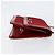 CHANEL 2.55 Borsa a Spalla Matelassé con Catena Rosso Smalto Argento CC Auth bs30717 - vista 3